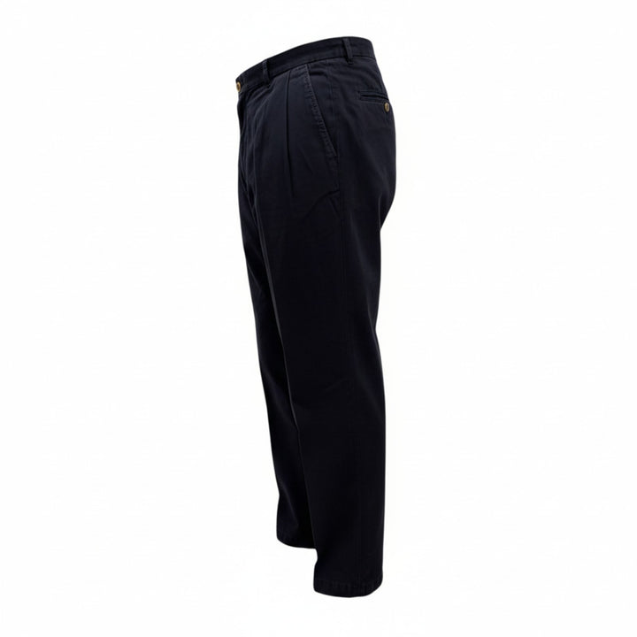 PORTOBELLO TROUSERS in BLUE COTTON