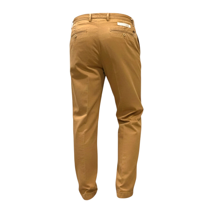 PORTOBELLO TROUSERS in COGNAC COTTON