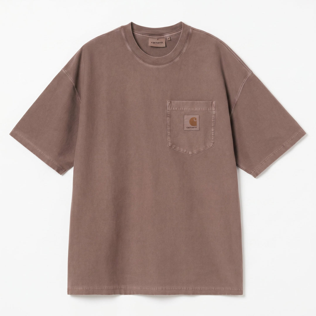 Carhartt Wip S/S LOOSE POCKET T-SHIRT TOBACCO Marrone - foto 1