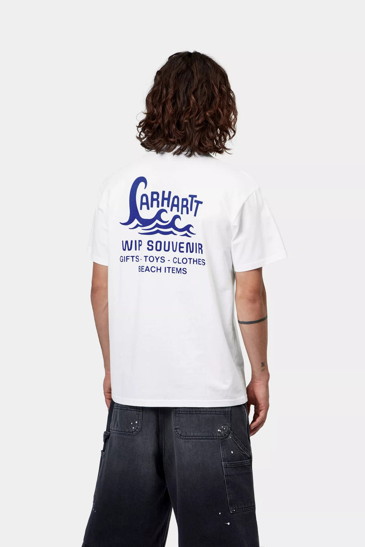 Carhartt Wip S/S WAVES T-SHIRT WHITE Bianco - foto 3