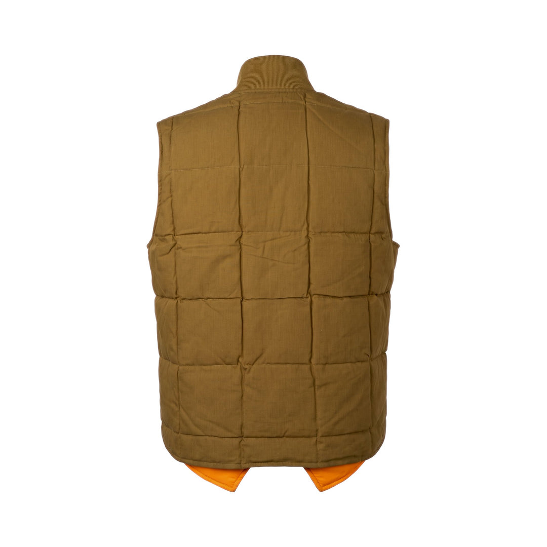 Chesapeake's DOWN VEST SEATTLE HBT WAXED KHAKY Marrone - foto 2