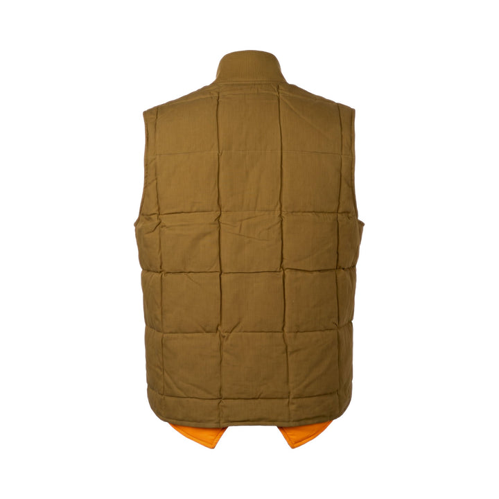 Chesapeake's DOWN VEST SEATTLE HBT WAXED KHAKY Marrone - foto 2