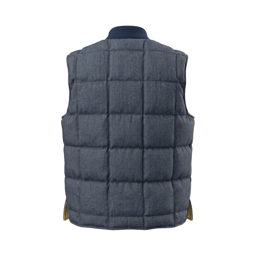 Chesapeake's DOWN VEST SEATTLE REVERSIBILE DENIM Blu - foto 1