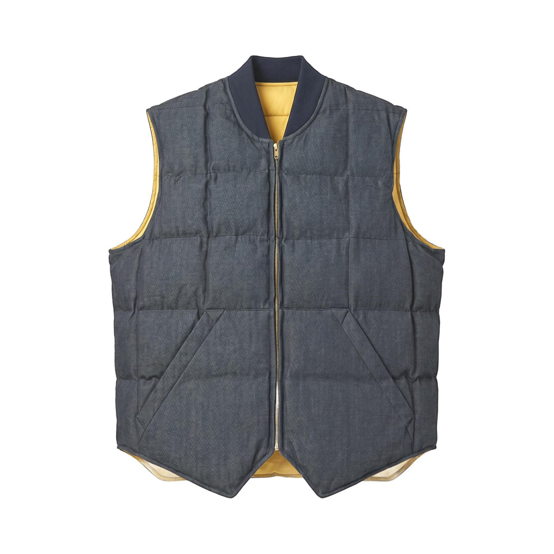 Chesapeake's DOWN VEST SEATTLE REVERSIBILE DENIM Blu - foto 2