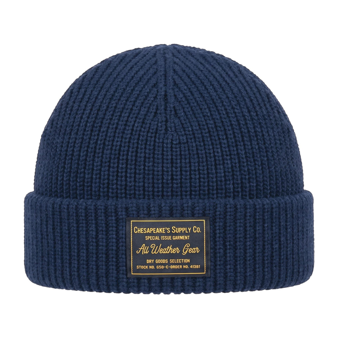 Chesapeake's MECHANICS WOOL HAT MERINOS NAVY Blu - foto 1