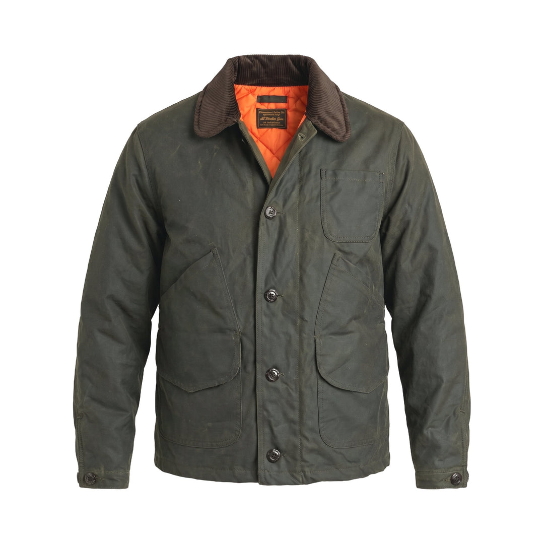 Chesapeake's WAXED COTTON HUNTING JKT STOWE HS ARCHIVE GREEN Verde - foto 1