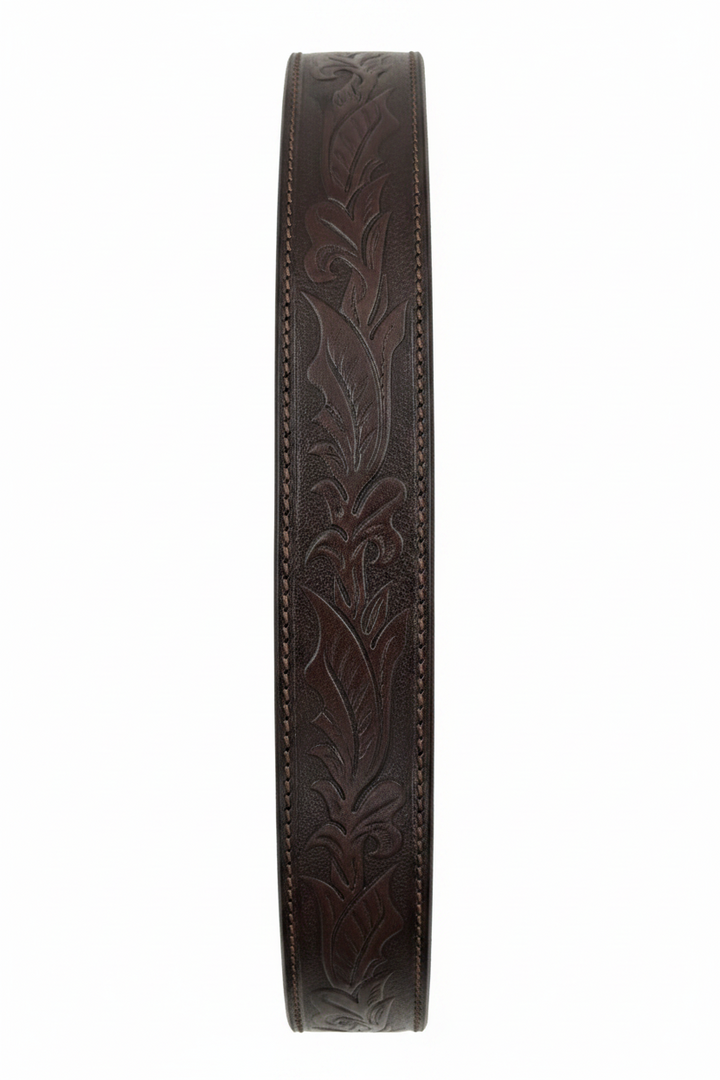WESTERN TOOLED GENUINE LEATHER BELT