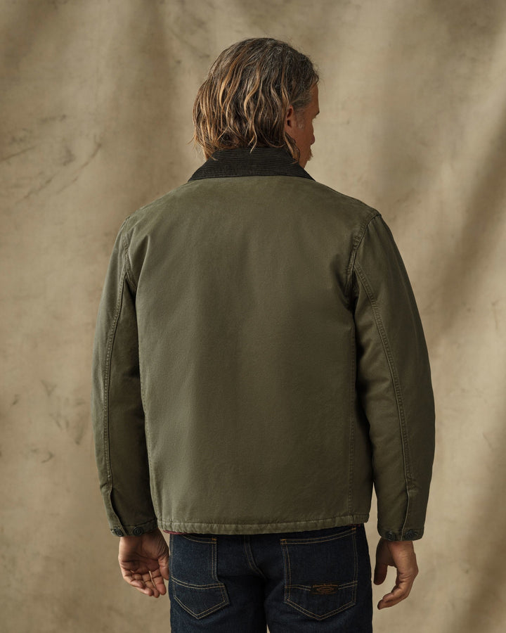 Filson Insulated Canvas Outfitter Jacket Dark Olive Verde - foto 3