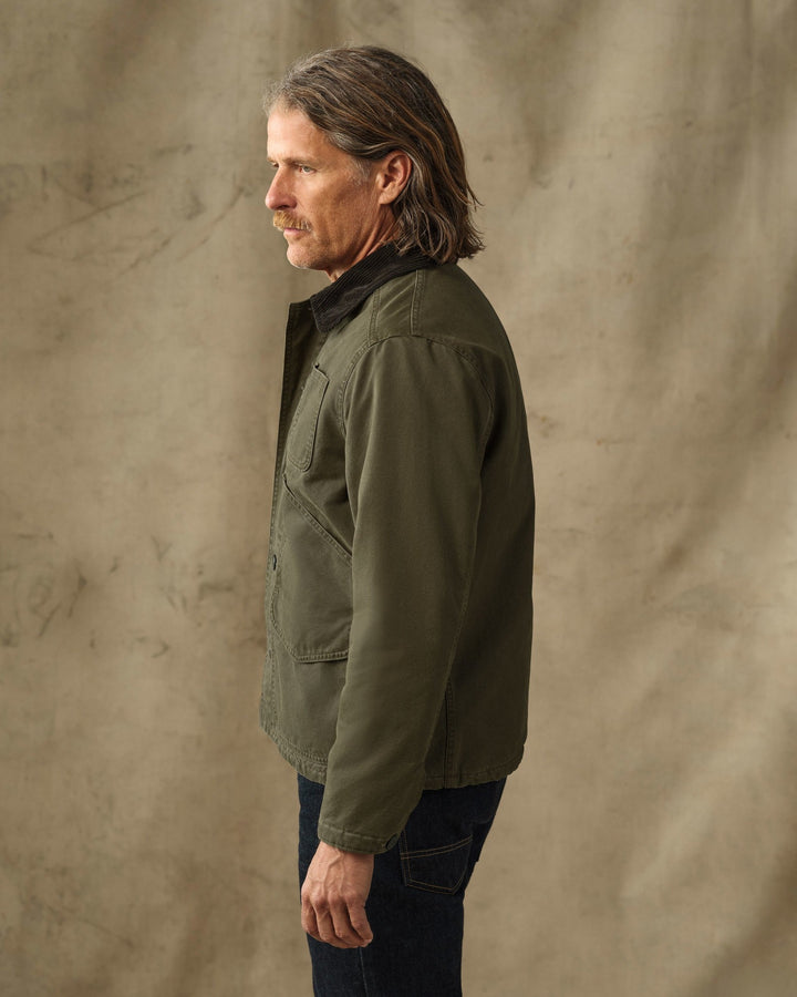 Filson Insulated Canvas Outfitter Jacket Dark Olive Verde - foto 4
