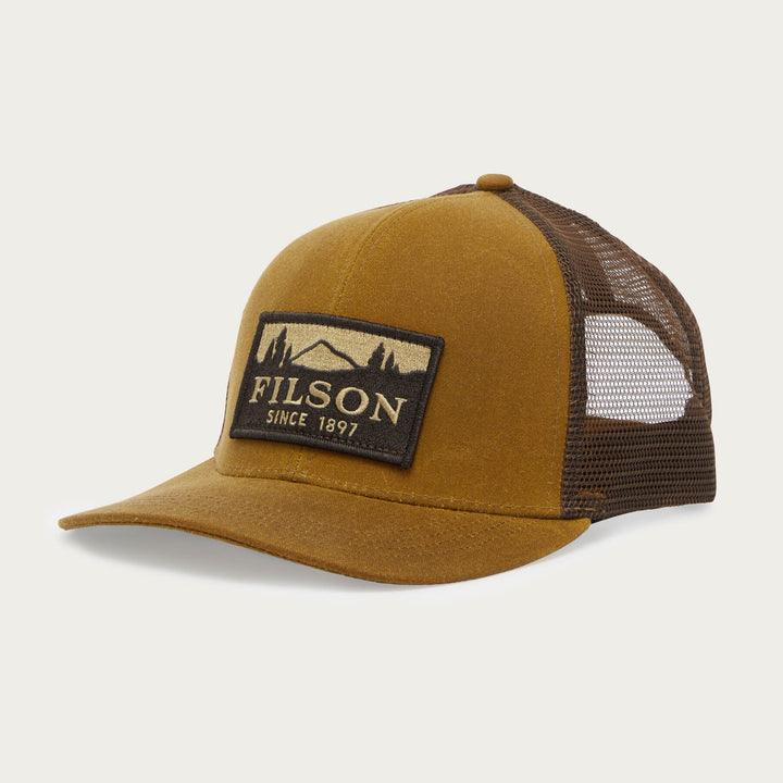 Filson Logger Mesh Cap Dark Tan Marrone - foto 2