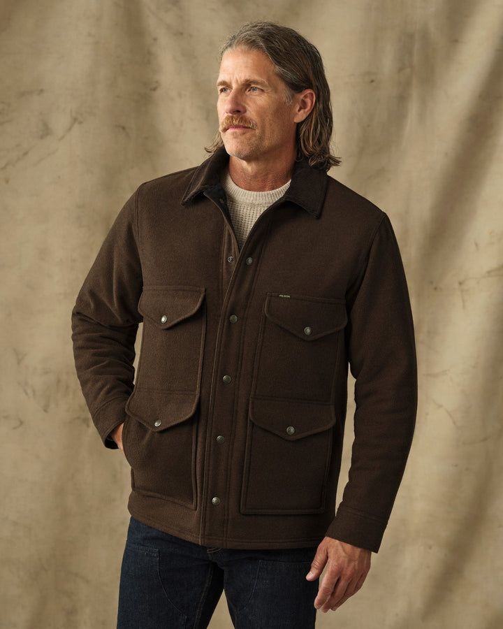 Filson Spokane Insulated Cruiser Beaver Brown Marrone - foto 1
