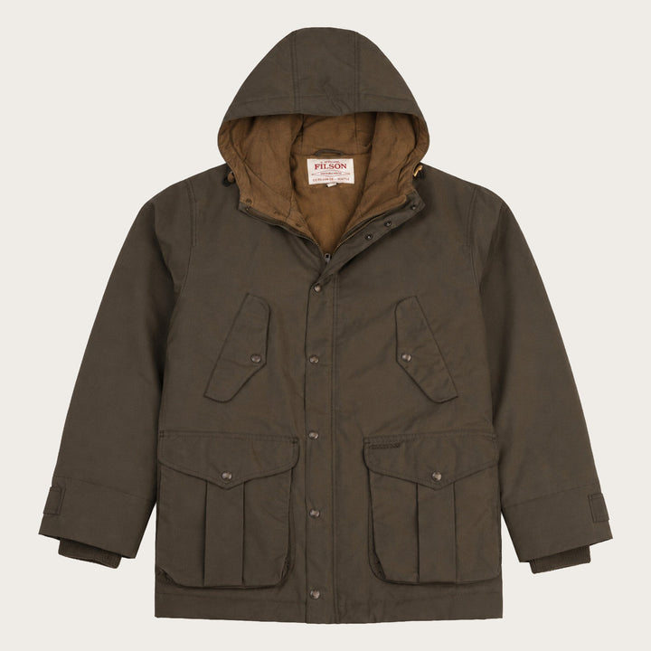 Filson Waxed Mountain Parka Otter Green Verde - foto 1