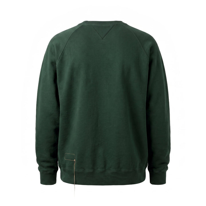 Fortela HARVARD FELPA GIROCOLLOIN JERSEY FELPATO TAGLIO REGLAN BOTTLE Verde - foto 2