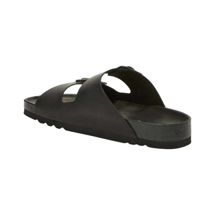 JULIEN SANDALS IN BLACK OILED LEATHER