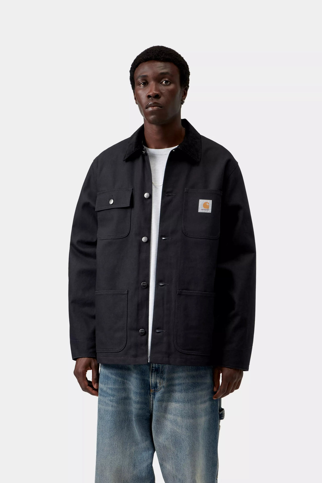 MICHIGAN COAT DARK NAVY/BLACK RIGID