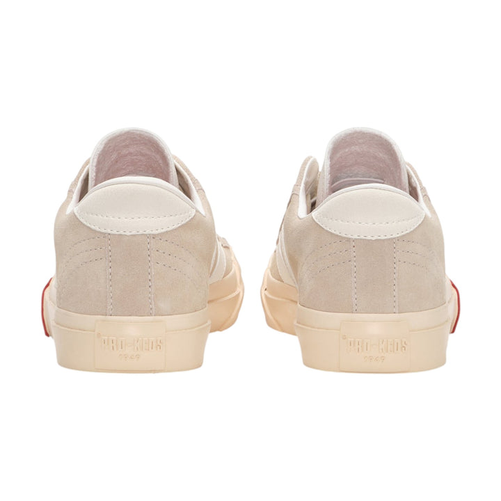 Royal Classic in Beige White Suede
