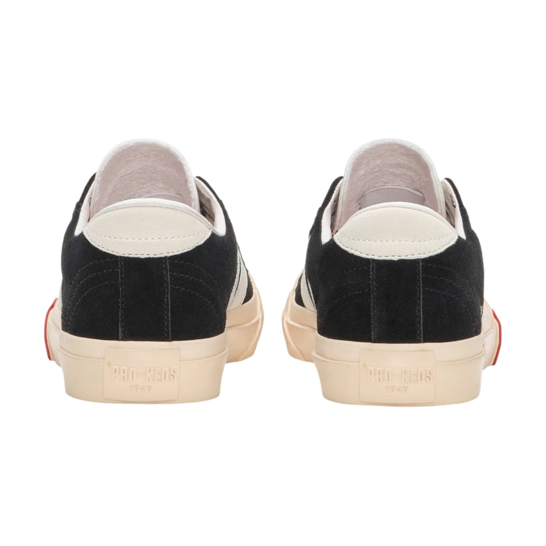 Royal Classic in Suede Black and White