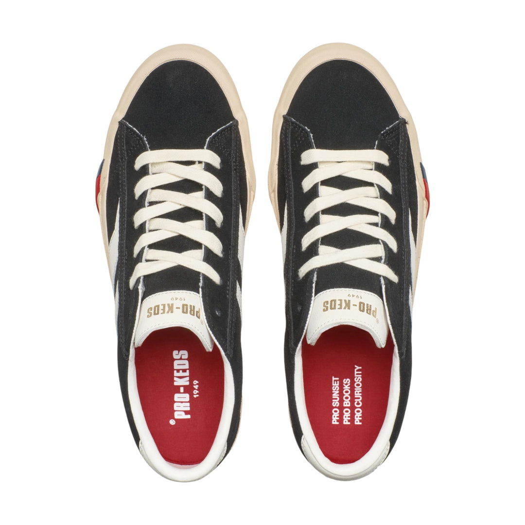 Royal Classic in Suede Black and White