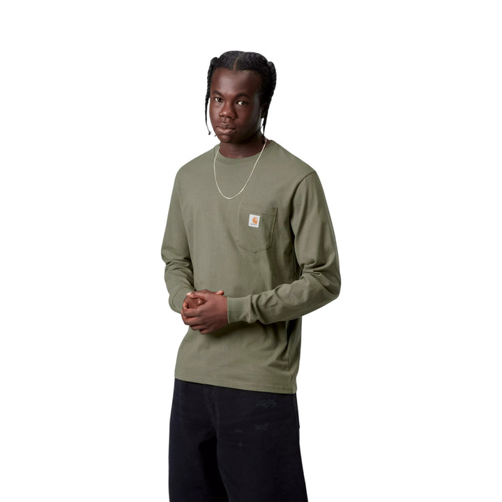 L/S Pocket T-Shirt Leaf Green