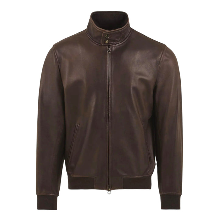 Jeff Washed Nappa Unlined Brown