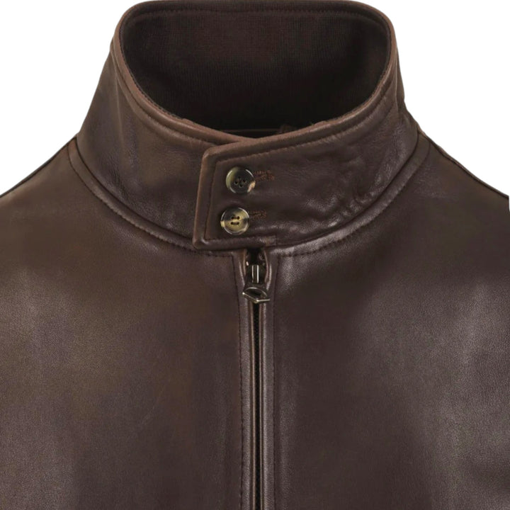 Jeff Washed Nappa Unlined Brown