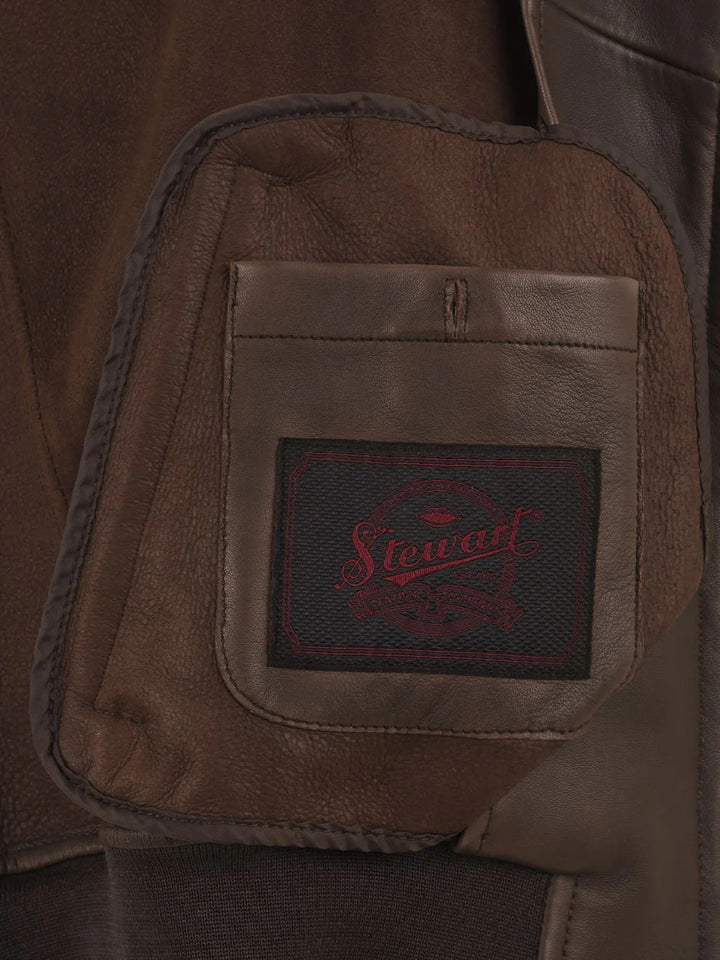 Jeff Washed Nappa Unlined Brown