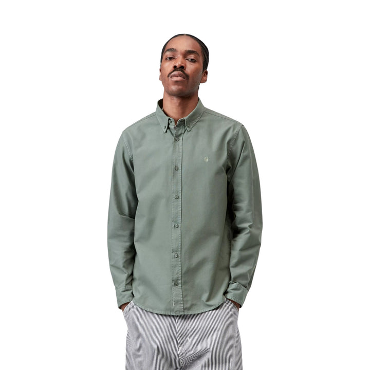 L/S Bolton Shirt Velvet Green