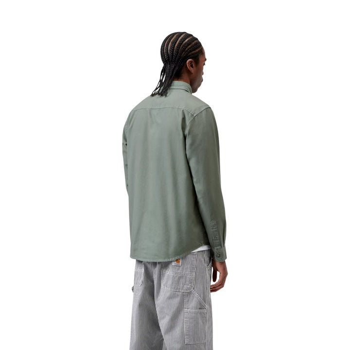 L/S Bolton Shirt Velvet Green