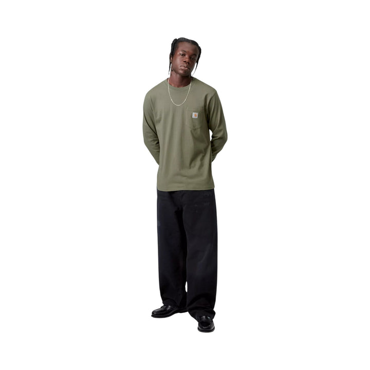 L/S Pocket T-Shirt Leaf Green