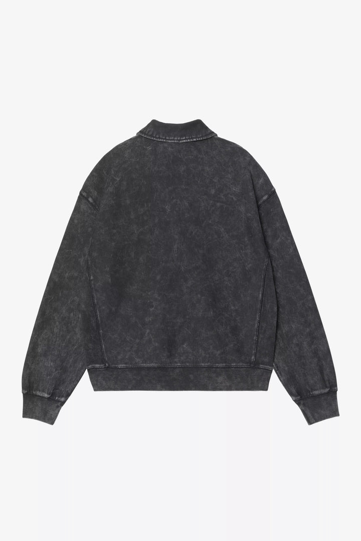 LAMBERT POLO SWEAT BLACK MOON WASH