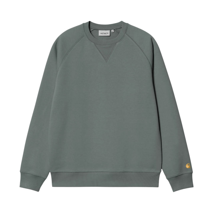 Chase Sweat Velvet Green Sweatshirt