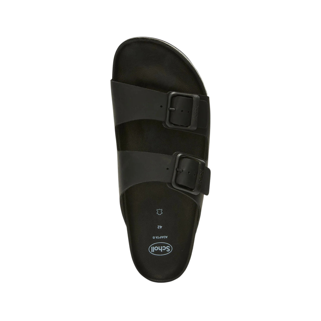JULIEN SANDALS IN BLACK OILED LEATHER