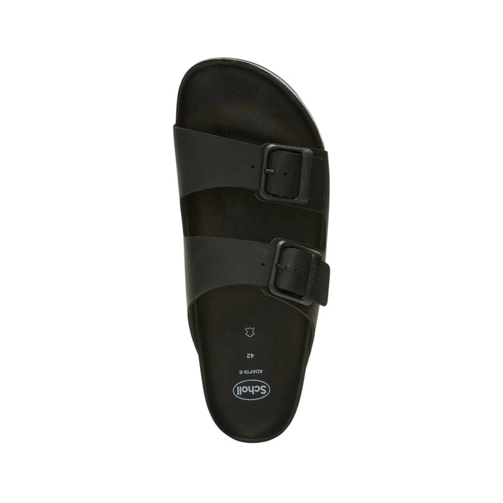 JULIEN SANDALS IN BLACK OILED LEATHER