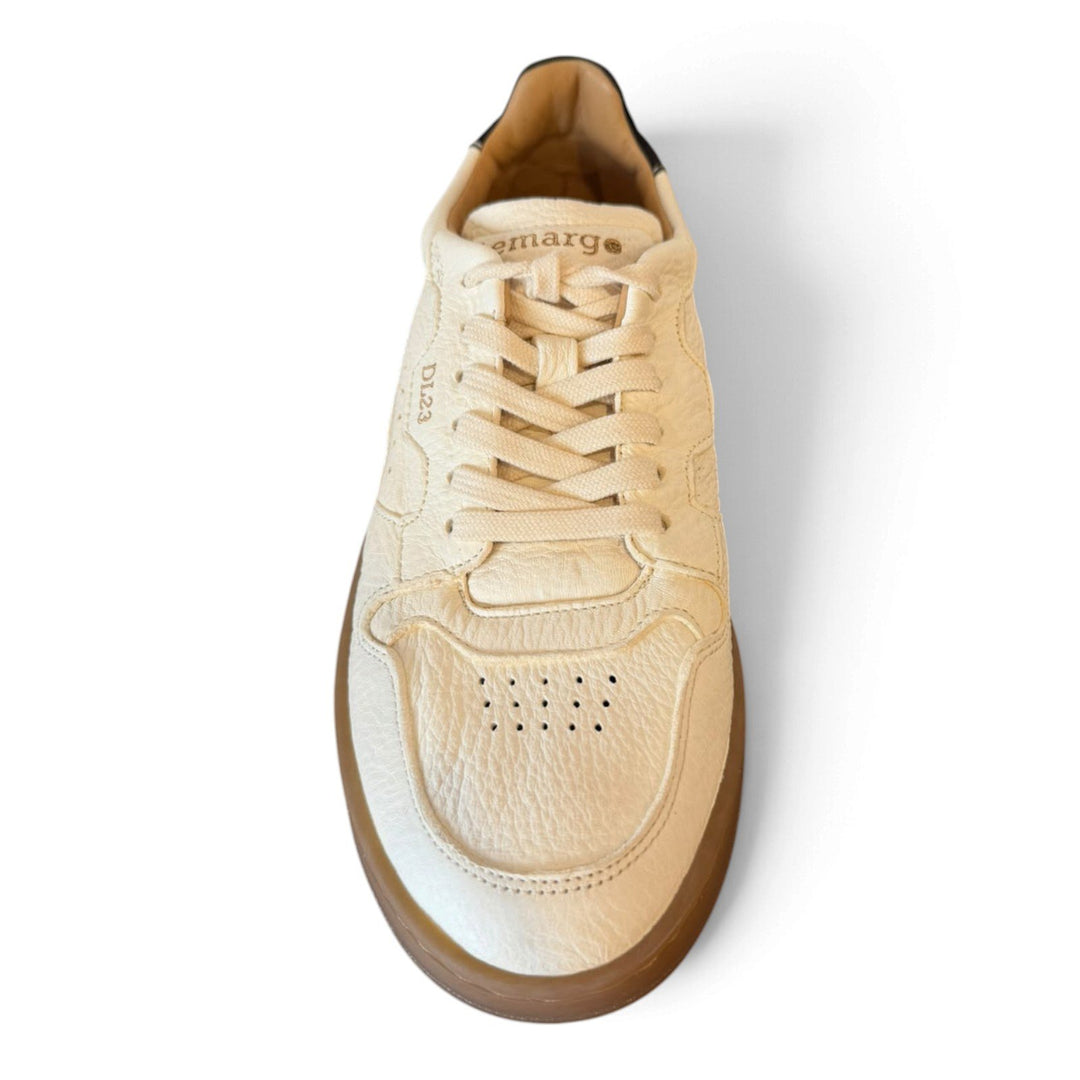 Lemargo SNEAKERS IN PELLE CERVO BURRO TALLONCINO TESTA MORO Bianco - foto 3