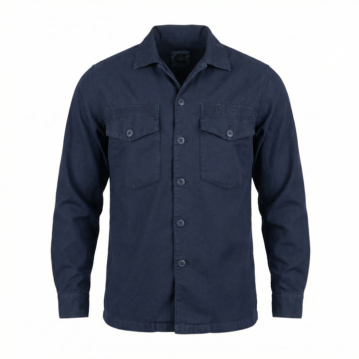 Nam Long Sleeve Shirt Jones US Army Navy Blue