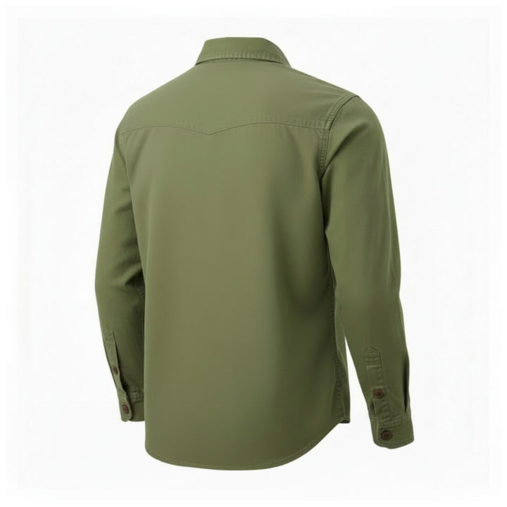 GABARDINE GUIDE SHIRT ALASKA GREEN