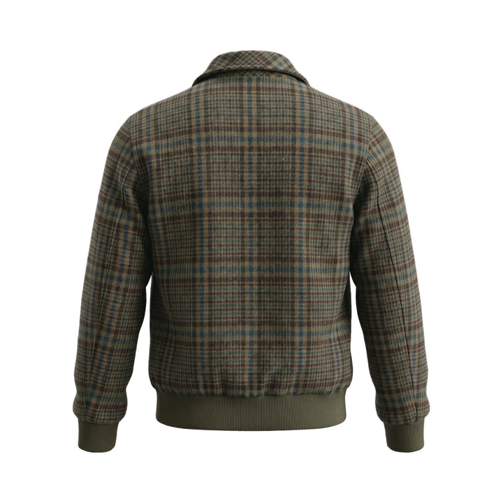 Overiver GIACCA VALSTAR TARTAN VERDE/FANGO Multicolor - foto 2