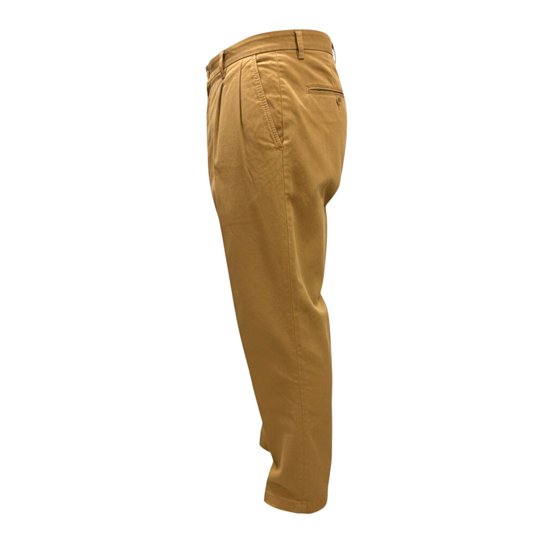 PORTOBELLO TROUSERS in COGNAC COTTON