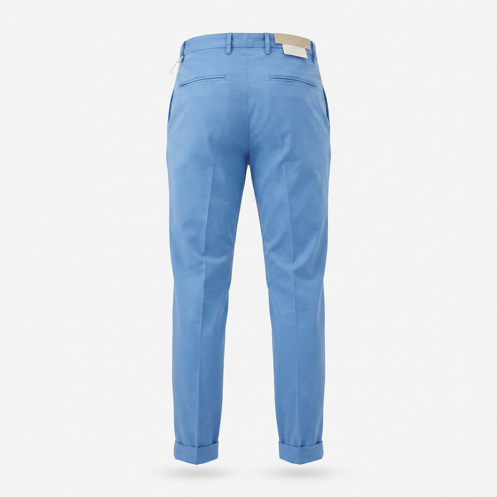 Quattro.Zero Pantalone Tasca America Celeste Blu - foto 2