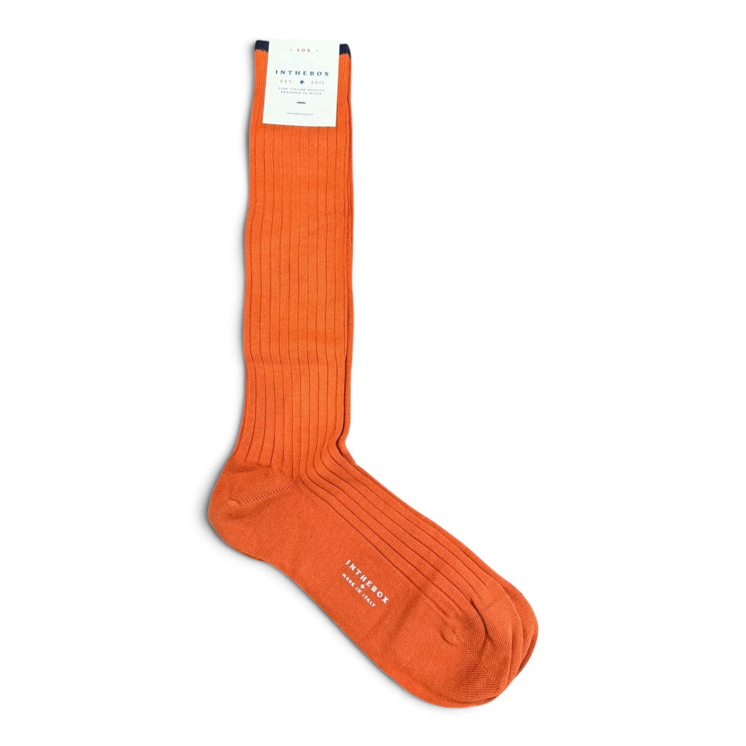 Cotton Basic Socks Brick