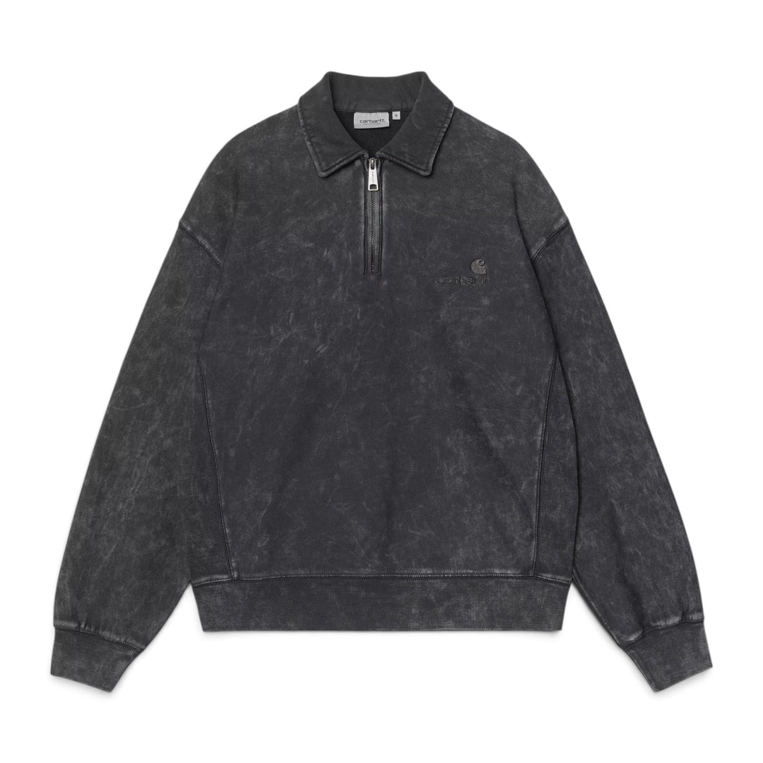 LAMBERT POLO SWEAT BLACK MOON WASH