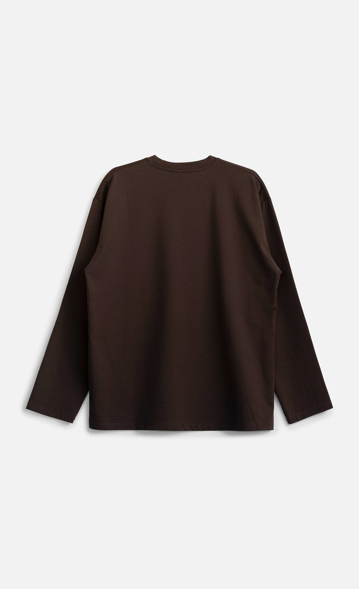Wooden Izumi Longsleeve Marrone - foto 2